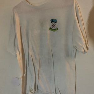 sad sad world oversized tee